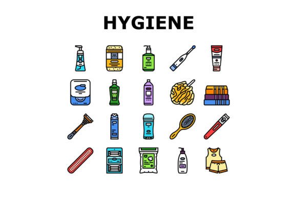 Download Hygiene Virus Hand Soap Clean Icons Set - Hygiene Collection