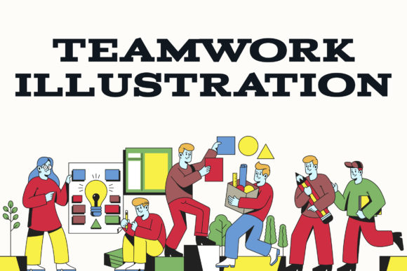 Download Team Work Illustration Collection - Work Collection