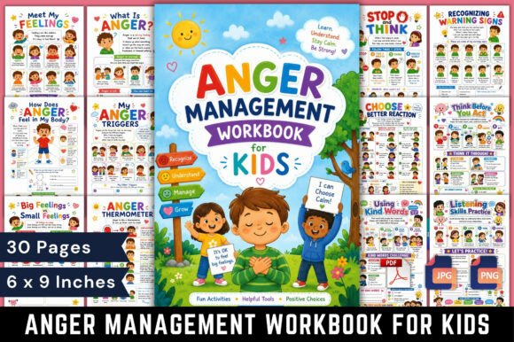 Download Anger Management Workbook for Kids - Work Collection