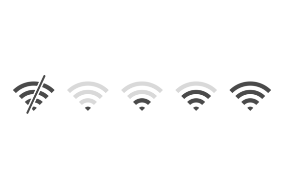 Download Wifi Signal Icons. Wireless Network Stre - Work Collection