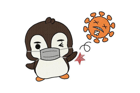 Download Penguin Fighting off the Virus - Virus Collection