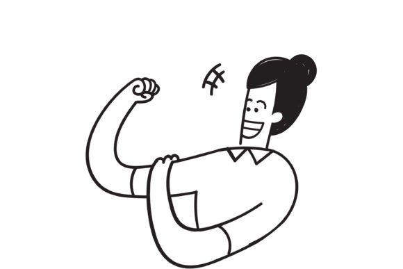 Download Doodle Power Success Positive Emotions - Premium Resources