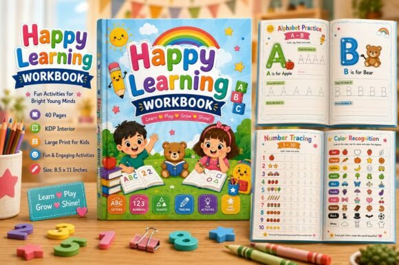 Download Happy Learning Workbook for Kids - Work Collection