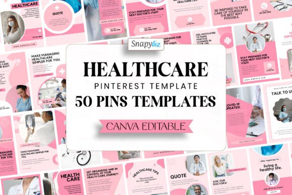 Download Healthcare Pinterest Editable Template - Healthcare Collection